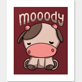 Mooody Cow Posters and Art